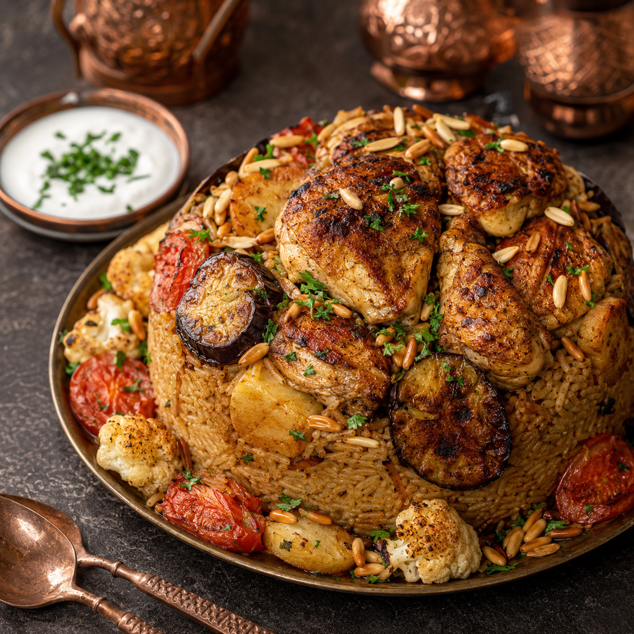مقلوبة الدجاج